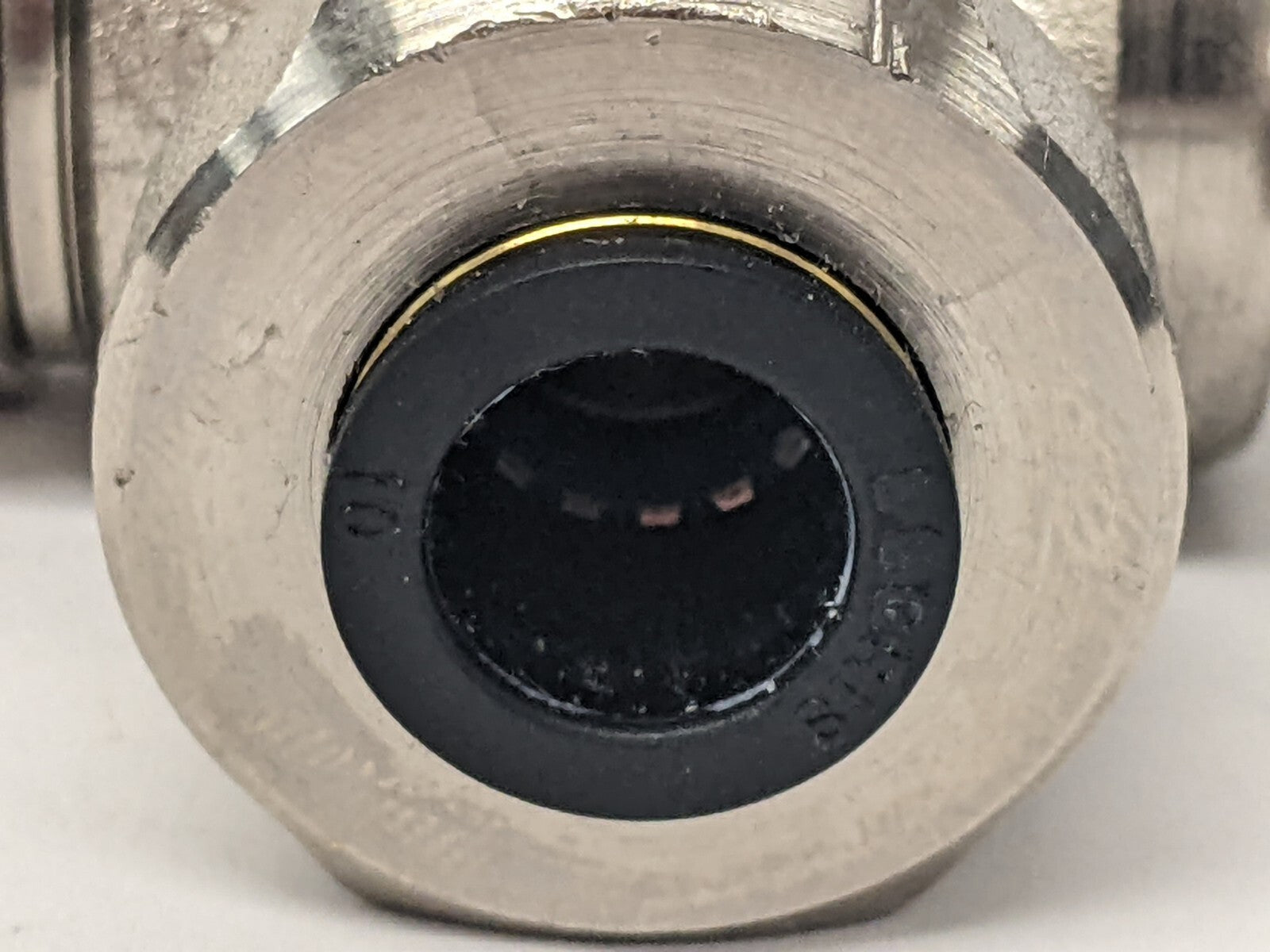 Legris 7880 10 17 Blocking Fitting, Male BSPP Thread G3/8, 4mm Pilot, 10mm Tube - Maverick Industrial Sales