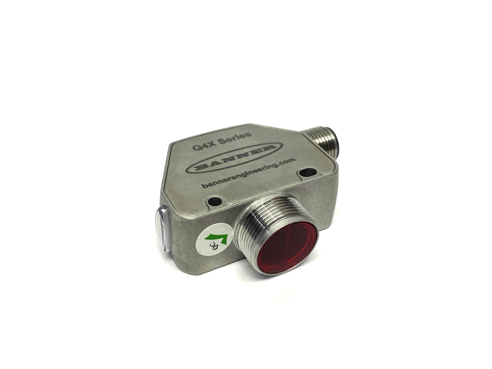 Banner Q4XTILAF300-Q8 Stainless Steel Analog CMOS Laser Sensor 94797 - Maverick Industrial Sales