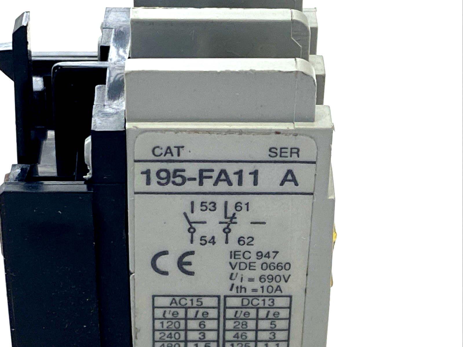 Allen Bradley 195-FA11 Ser. A Auxiliary Contact Block - Maverick Industrial Sales