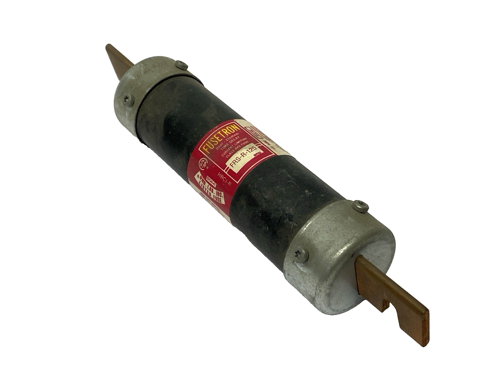 Bussmann FRS-R 125 Fusetron Dual-Element Time-Delay Class RK5 Fuse 125A 600VAC - Maverick Industrial Sales