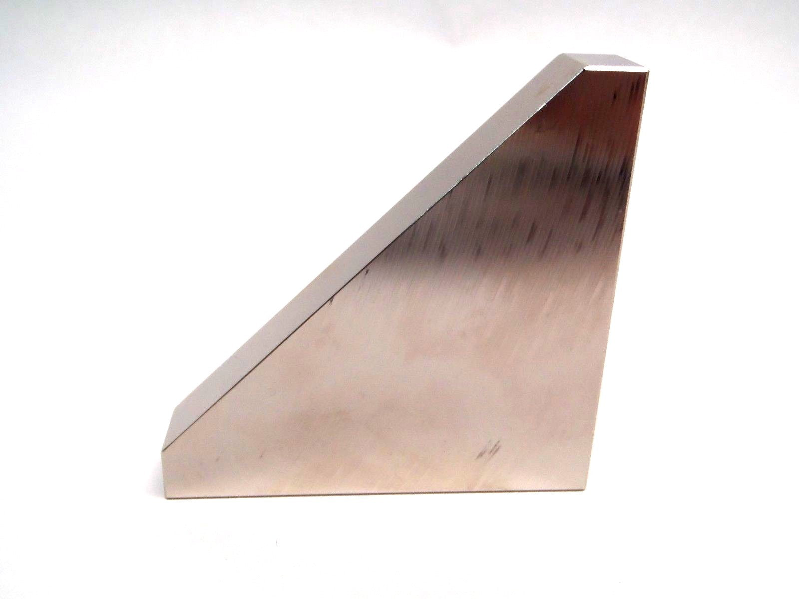 Misumi RBBM80-80-16 Triangular Tapped Standard Hole Steel Gusset 80x80x16mm - Maverick Industrial Sales