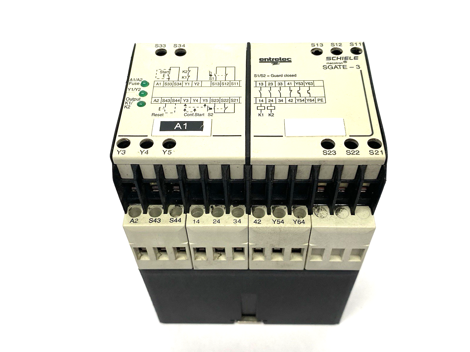 Schiele Entrelec 2.450.820.00 mecotron® SGATE-3 Safety Relay - Maverick Industrial Sales