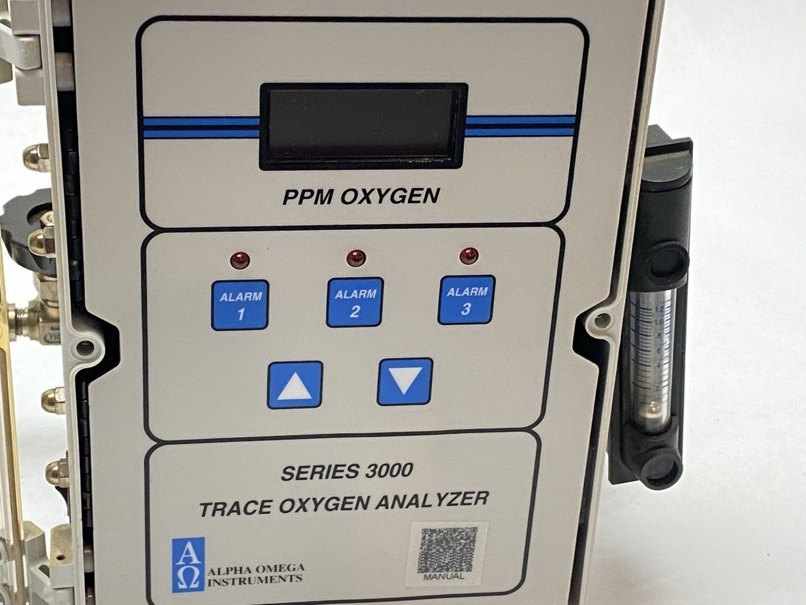 3000-G115BTP | Alpha Omega Instruments Series 3000 Trace Oxygen Analyzer 115VAC - For parts or not working - Maverick Industrial Sales