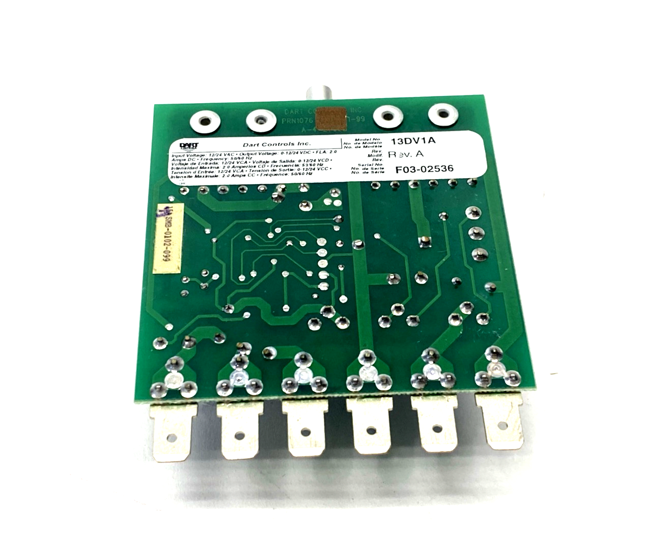 Dart Controls 13DV1A DC Speed Control Drive 12/24VAC In 0-11/22 VDC Out 2A DC - Maverick Industrial Sales