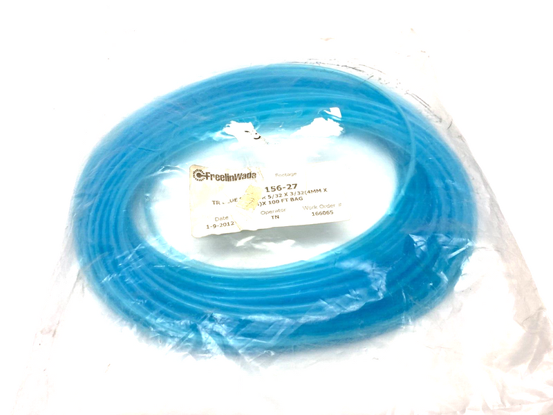 Freelin Wade 1J-156-27 Fre-Thane Polyurethane Tubing Blue 5/32" x 3/32" 100' Bag - Maverick Industrial Sales