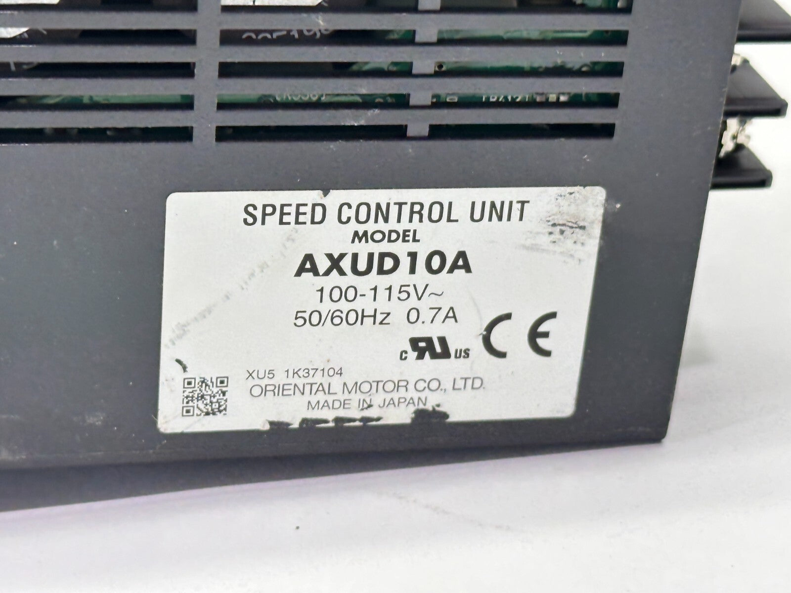 Oriental Motor AXUD10A Speed Controller 100-115V 50/60Hz 0.7A - Maverick Industrial Sales