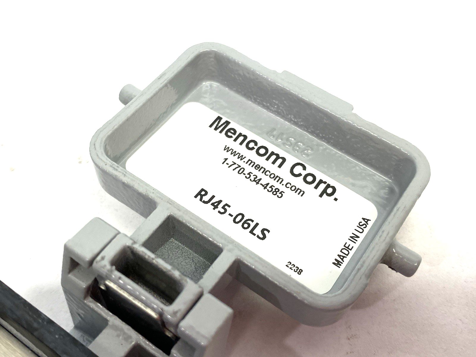 Mencom RJ45-06LS Panel Interface Connector with, RJ45, in a 06LS housing - Maverick Industrial Sales