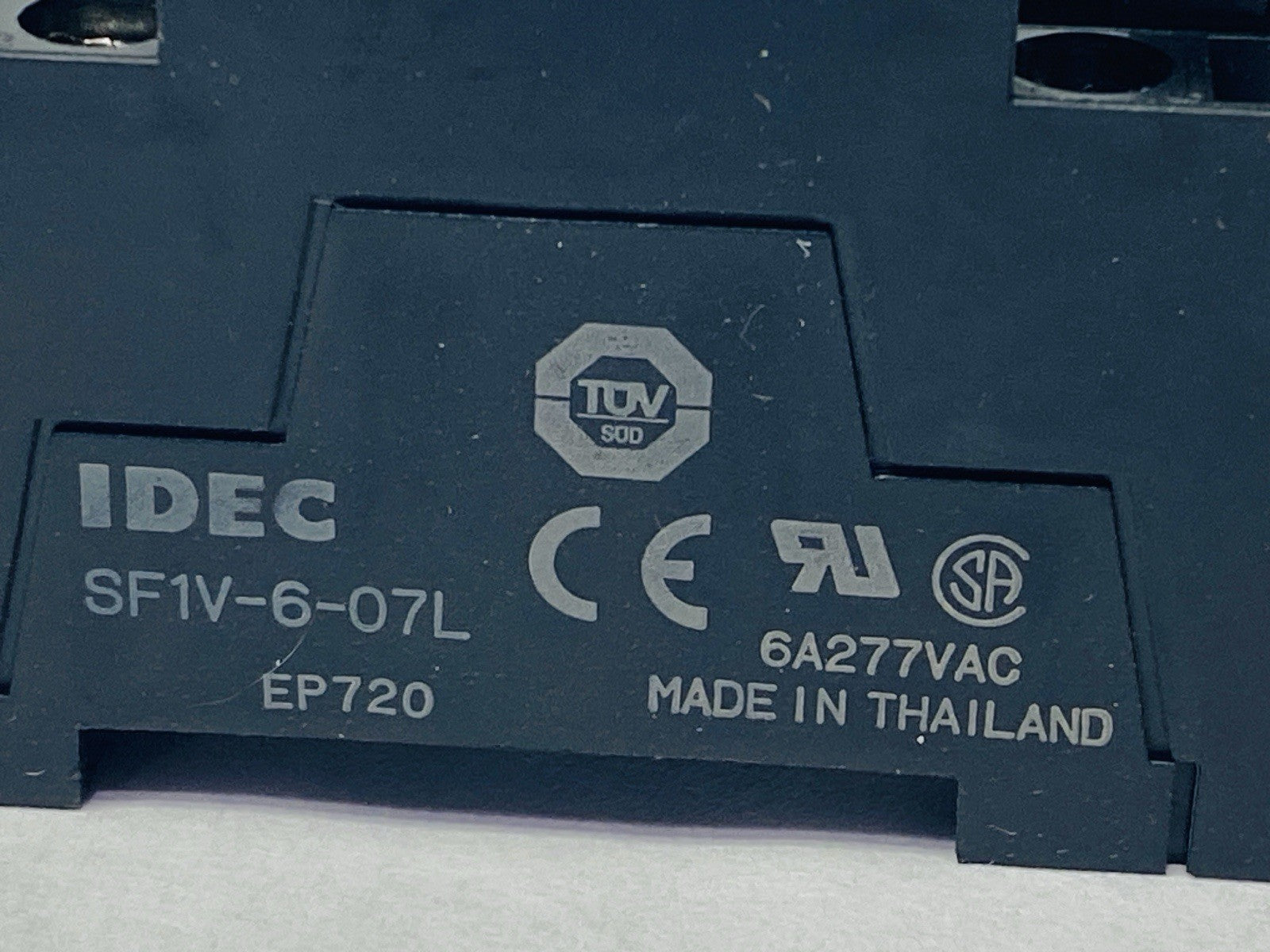 IDEC SF1V-6-07L DIN Rail Relay Socket 14-Pin 6A 250V - Maverick Industrial Sales
