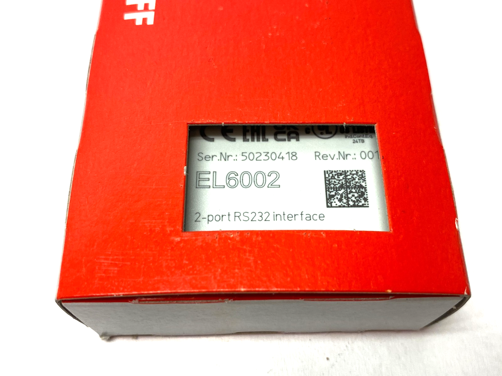Beckhoff EL6002 EtherCAT RS232 Interface Module 2-Port - Maverick Industrial Sales