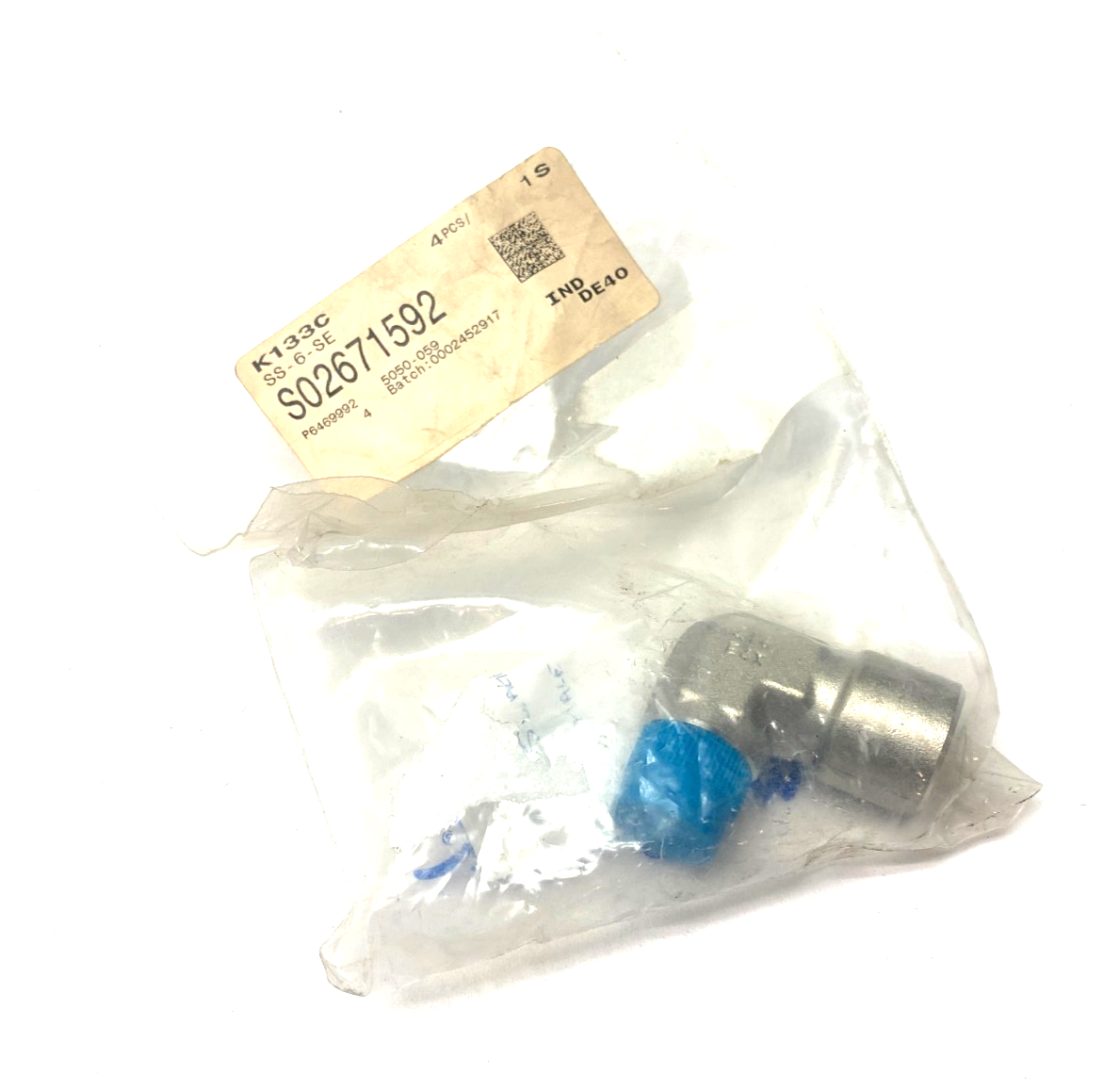 Swagelok SS-6-SE Stainless Steel Street Elbow 90 Degree 3/8" NPT M to F - Maverick Industrial Sales