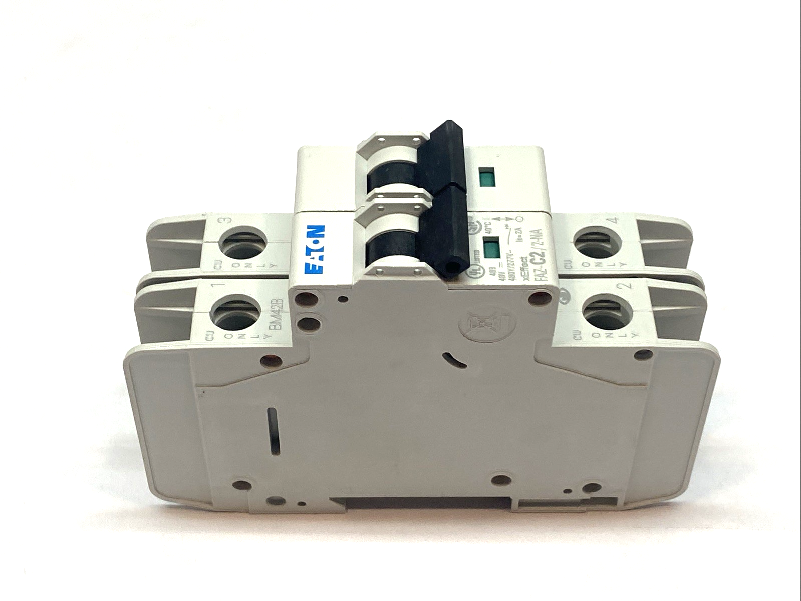 Eaton FAZ-C2/2-NA Miniature Circuit Breaker 2-Pole C-Curve 2A 102160 - Maverick Industrial Sales