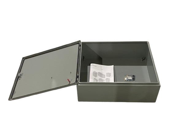 CSD20248 | Hoffman nVent Single Door Enclosure, Gray Steel, 20 x 24 x 8", 77430 - New – Open box - Maverick Industrial Sales