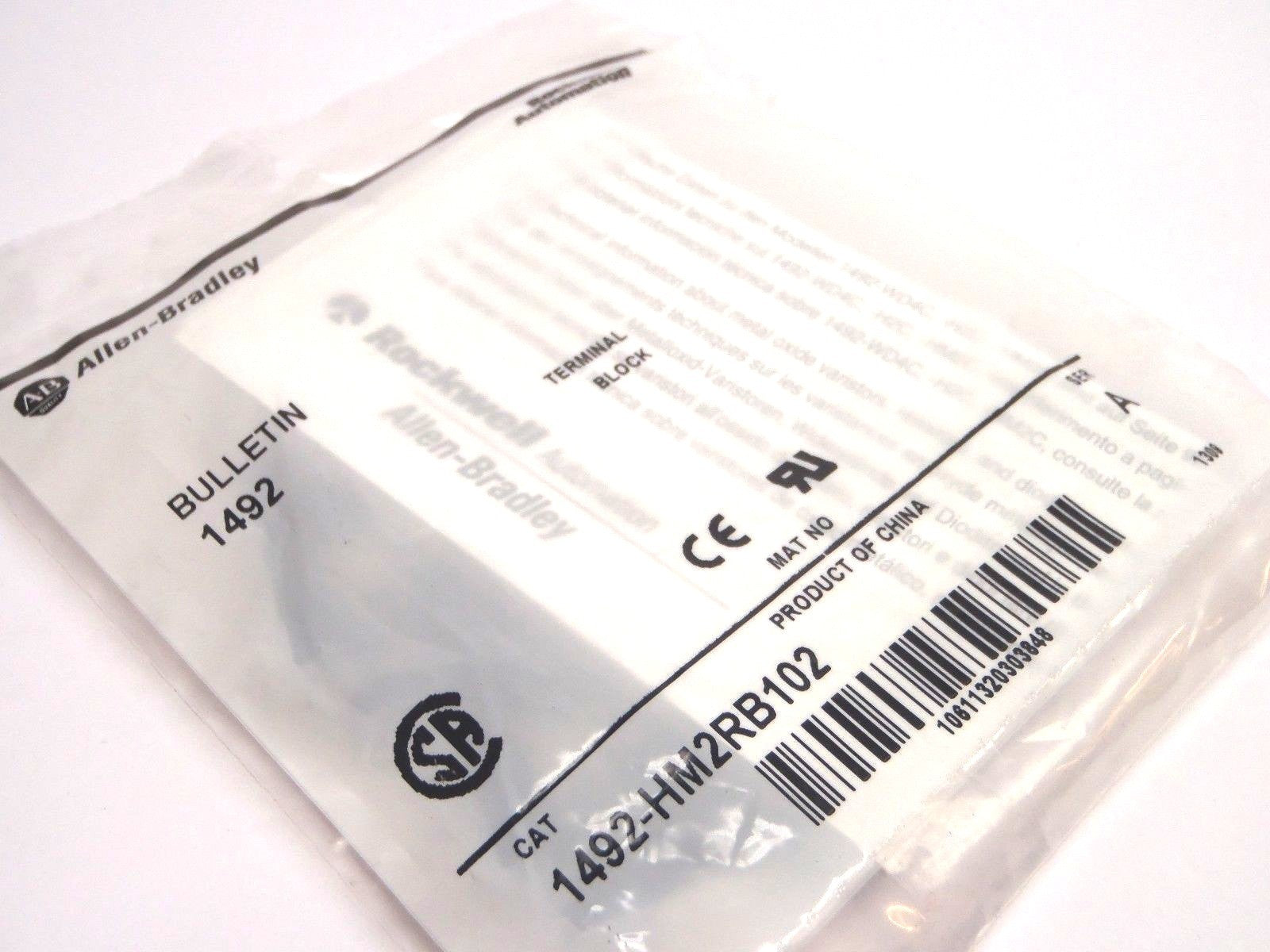 Allen Bradley 1492-HM2RB102 Ser A Terminal Block DIN Rail - Maverick Industrial Sales