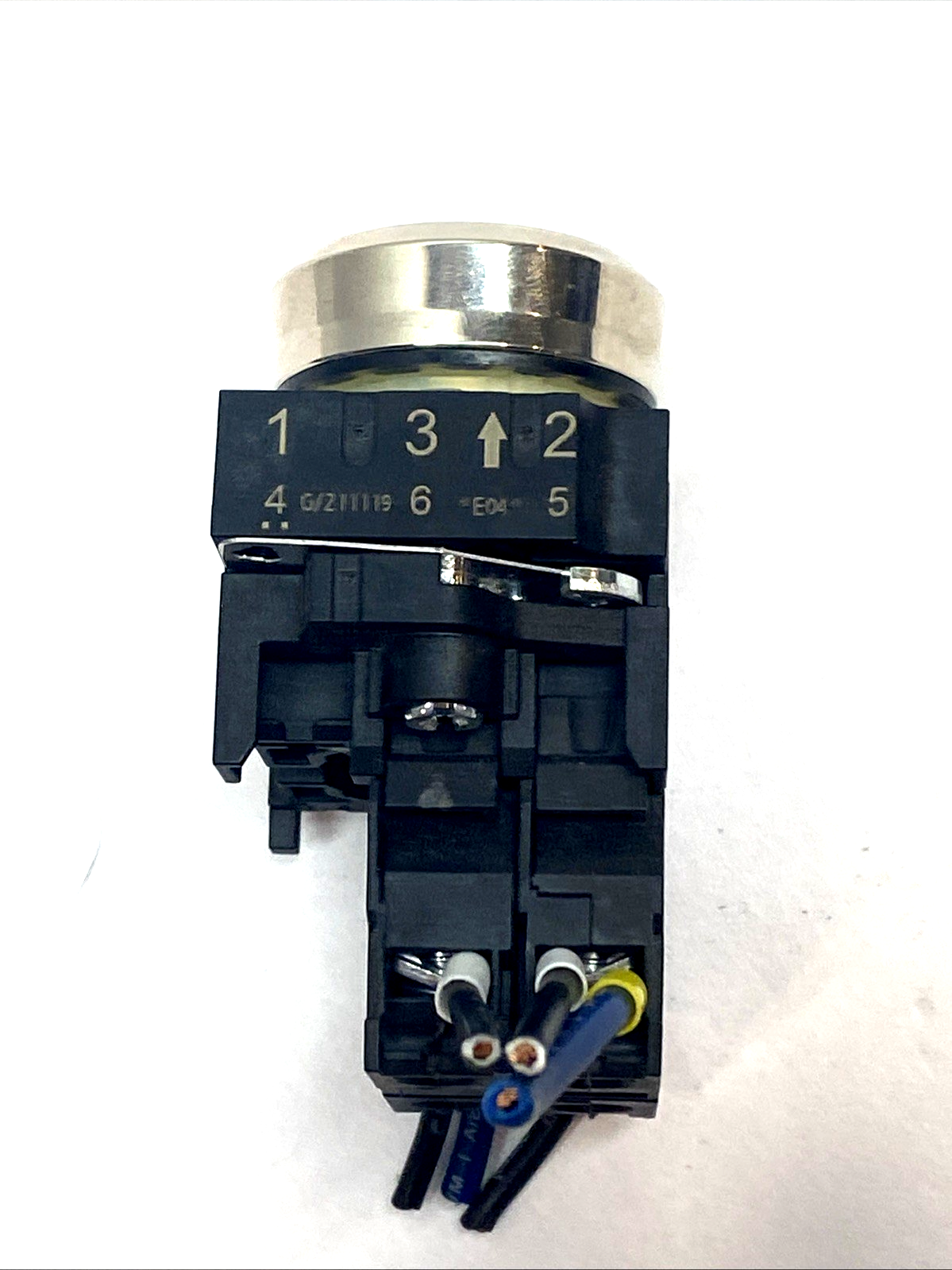 3SU1153-0AB50-1FA0 | Siemens Blue 22mm Illuminated Pushbutton 1NO/1NC 120V - Used - Maverick Industrial Sales
