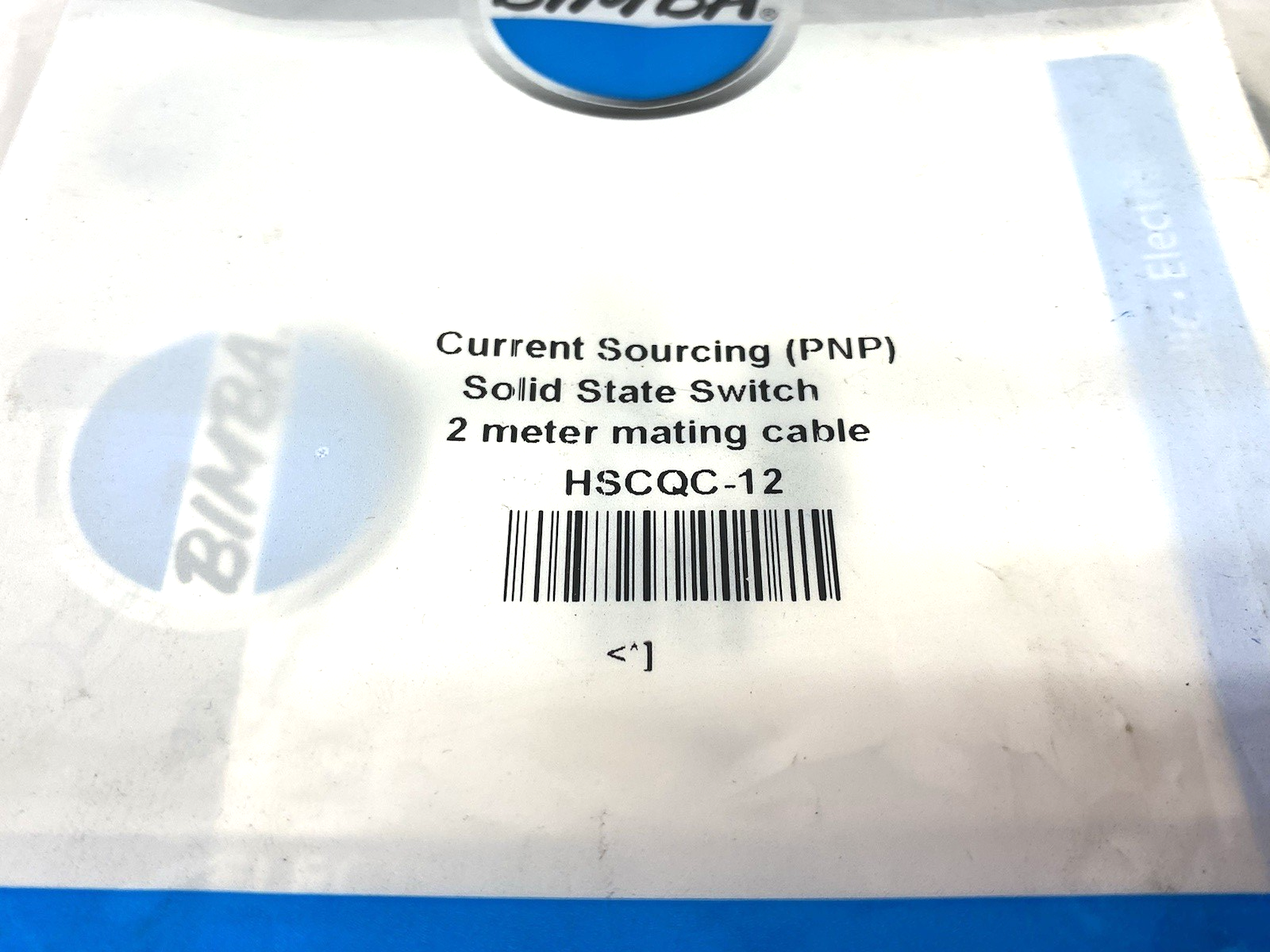 HSCQC-12 | Bimba Current Sourcing PNP Solid State Switch, 2m Mating Cable - New - Maverick Industrial Sales