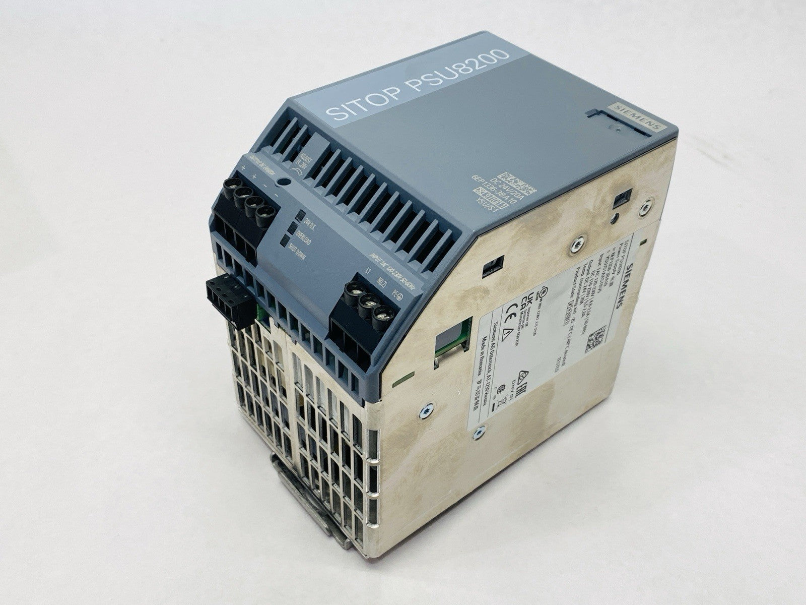 Siemens 6EP1336-3BA10 Power Supply 20A 24VDC SITOP PSU8200 - Maverick Industrial Sales