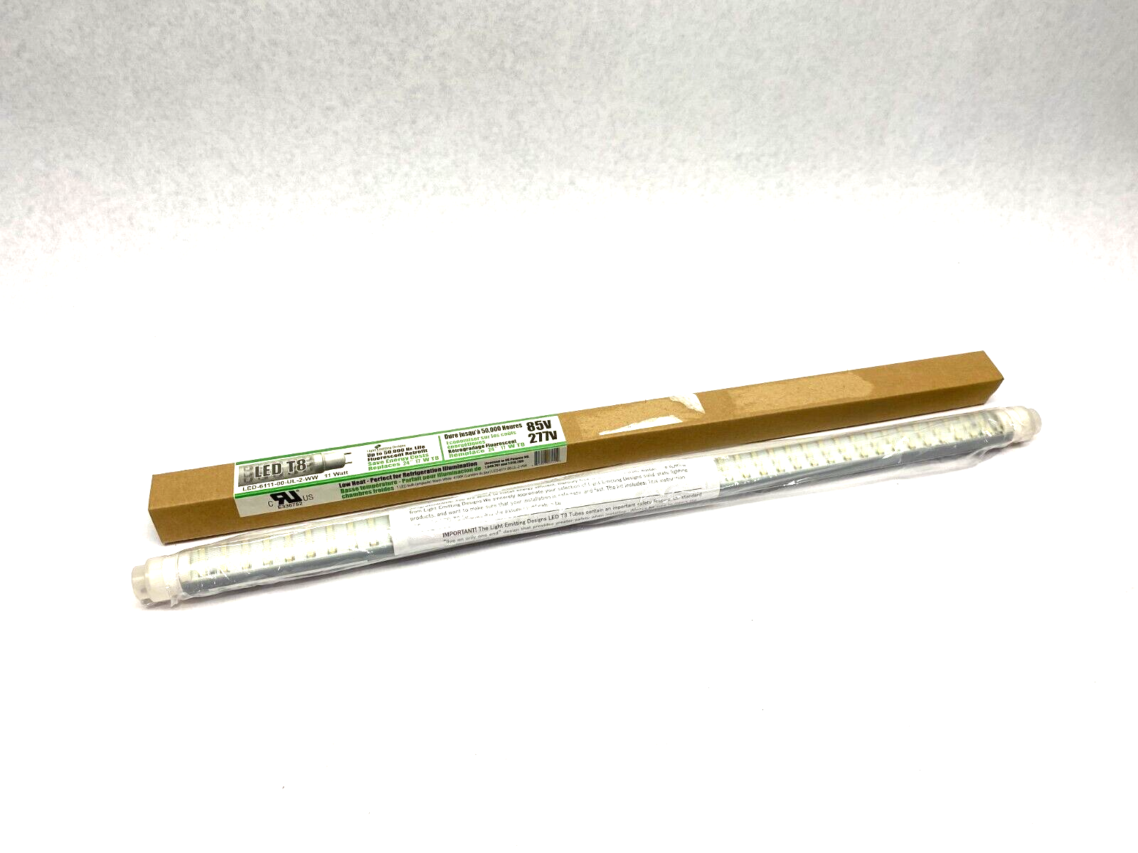 Light Emitting Designs LED-6111-XX-UL-2-WW Fluorescent Retrofit Light 24" 17W T8 - Maverick Industrial Sales