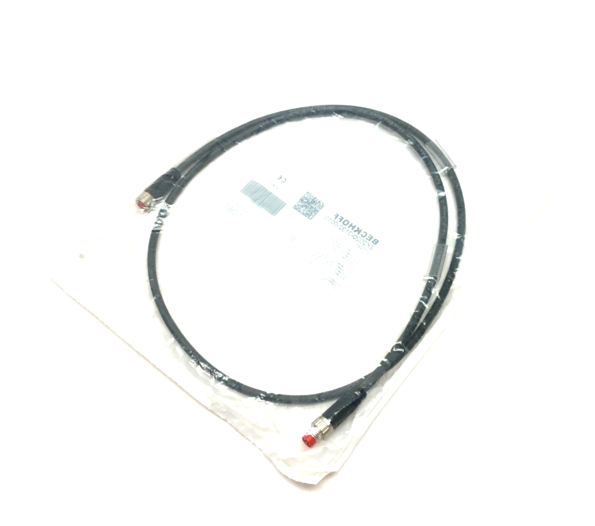 Beckhoff ZK2020-3132-0010 Double Ended Power Cable M8 4-Pin 1m Length 017946 - Maverick Industrial Sales