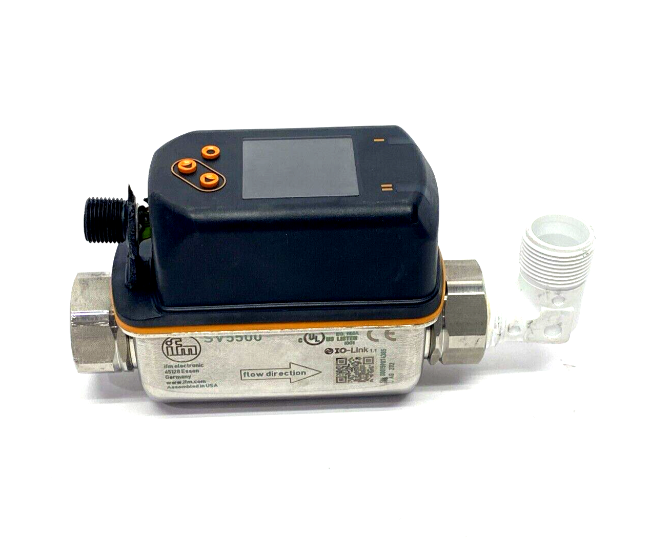 ifm SV5500 SV Vortex Flowmeter w/ Display SVK12XXXIRKG/US-100 - Maverick Industrial Sales