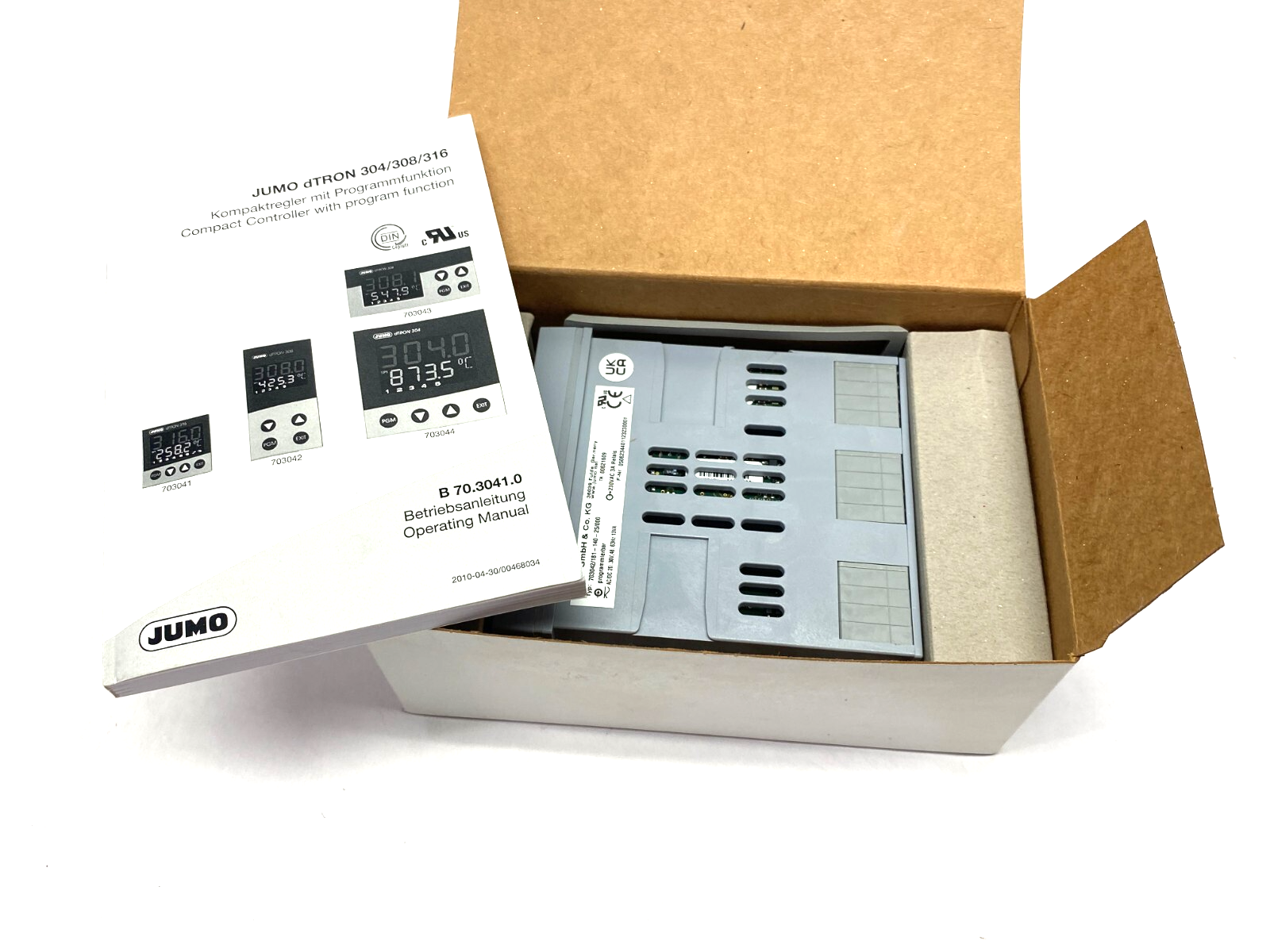 JUMO 703042/181-140-25/000 dTRON Compact Controller 2-Logic Inputs 308H - Maverick Industrial Sales