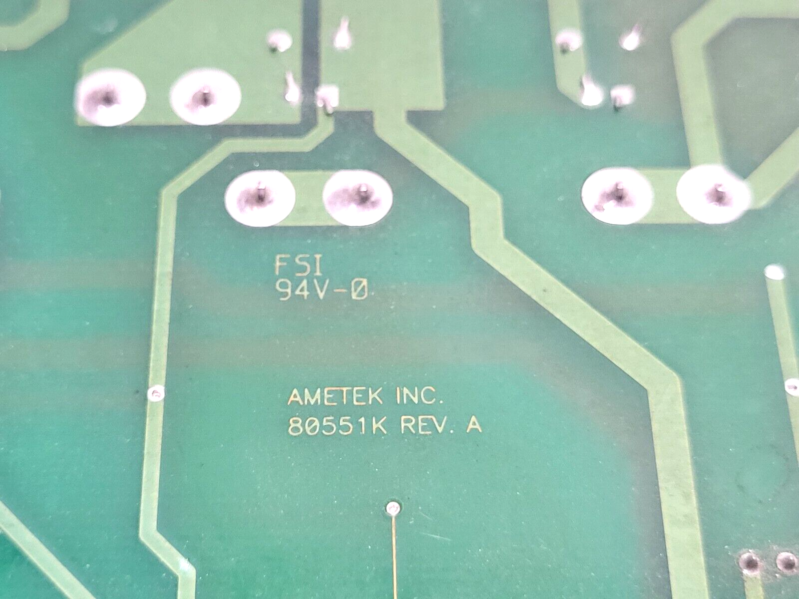 Ametek Inc. 80551K Rev. A Circuit Board - Maverick Industrial Sales