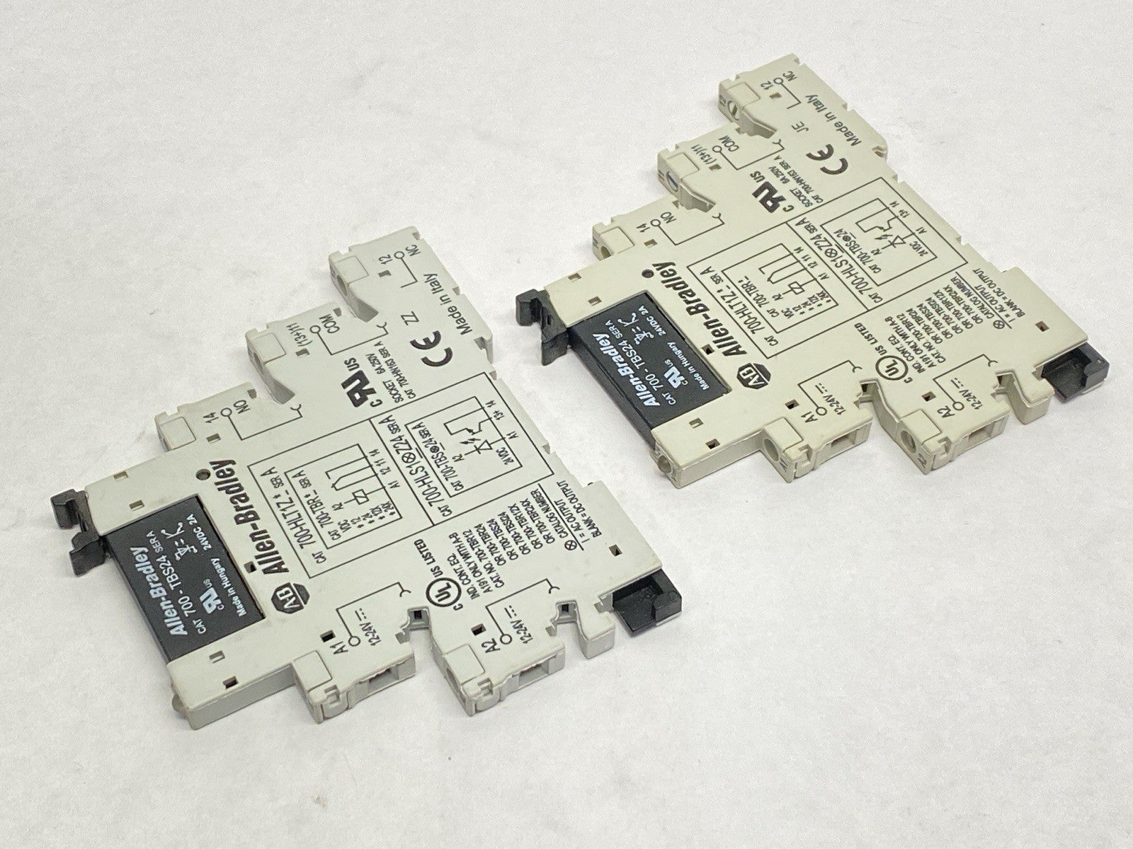 700-HLS1Z24 | Allen Bradley Ser A Terminal Block Relay 2A 24VDC LOT OF 2 - Used - Maverick Industrial Sales