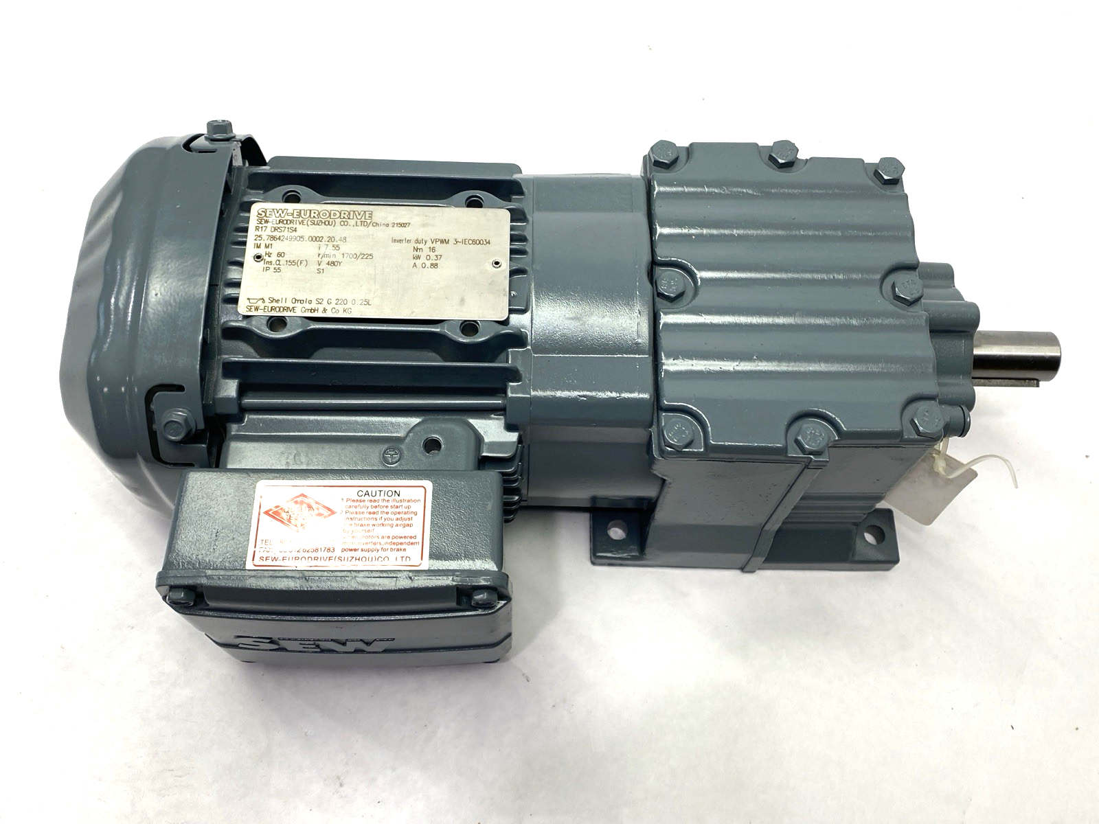 SEW-EURODRIVE 25.7864249905.0002.20.48 Servo Motor R17 DRS71S4 - Maverick Industrial Sales