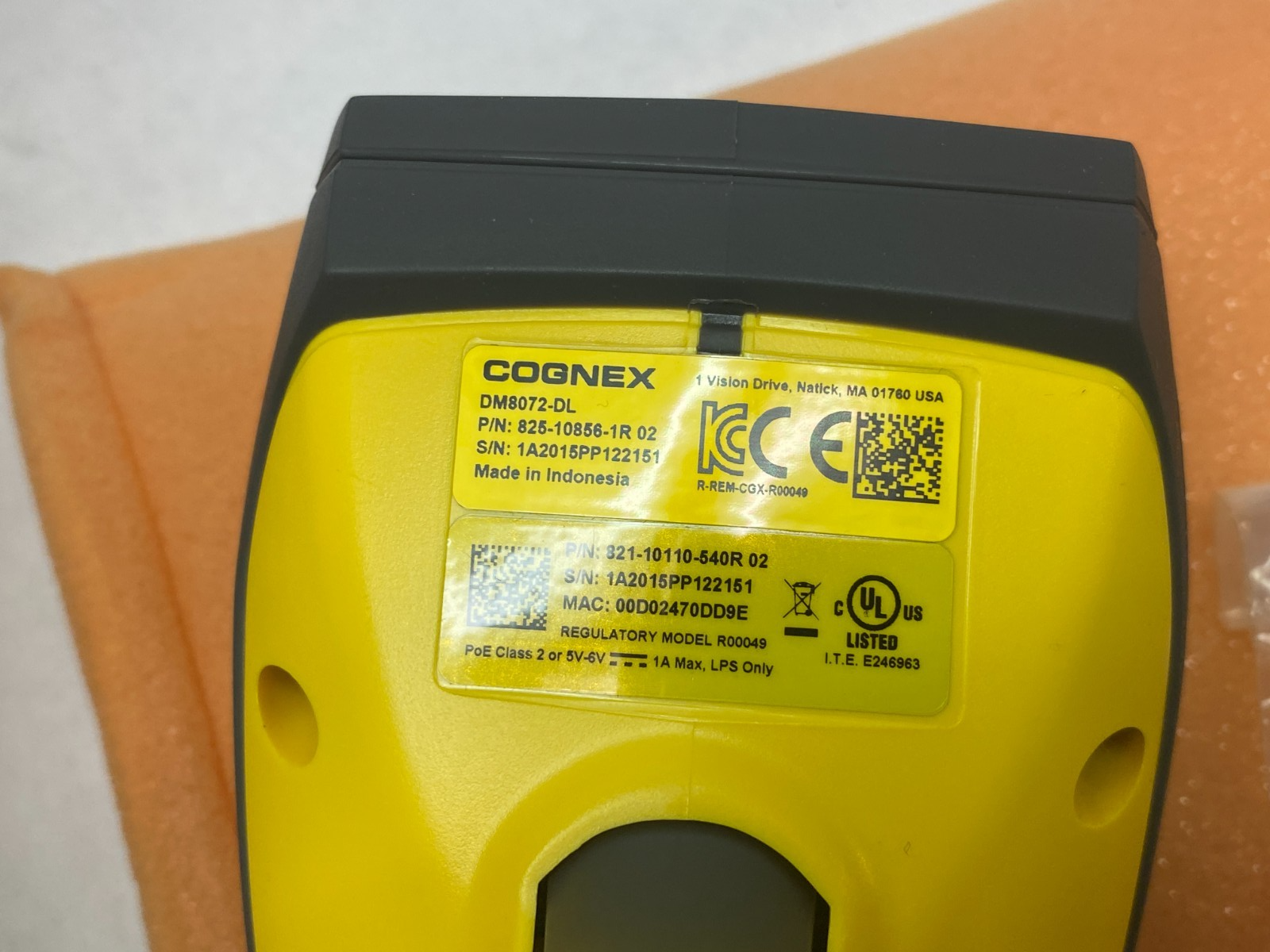 Cognex DMR-8072DL-0200 Dataman Handheld Barcode Scanner 828-11433-1R - Maverick Industrial Sales