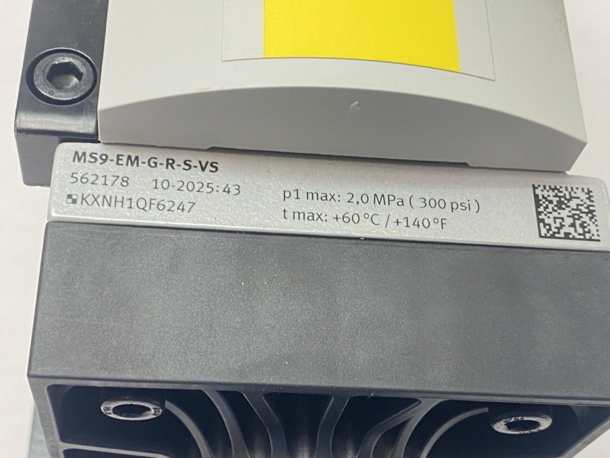 MS9-EM-G-R-S-VS | Festo Pneumatic Manual On/Off Valve 562952 - New – Open box - Maverick Industrial Sales