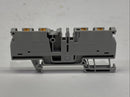 Allen Bradley 1492-P3Q Feed-Through Push In Terminal Block Light Grey LOT OF 6 - Maverick Industrial Sales