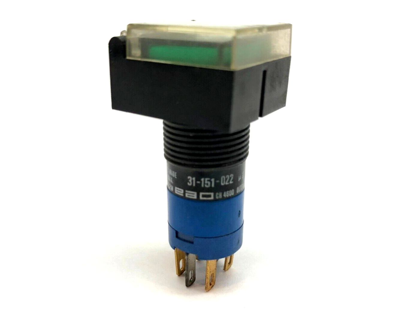 EAO 31-151-022 Green Pushbutton Switch, Momentary - Maverick Industrial Sales