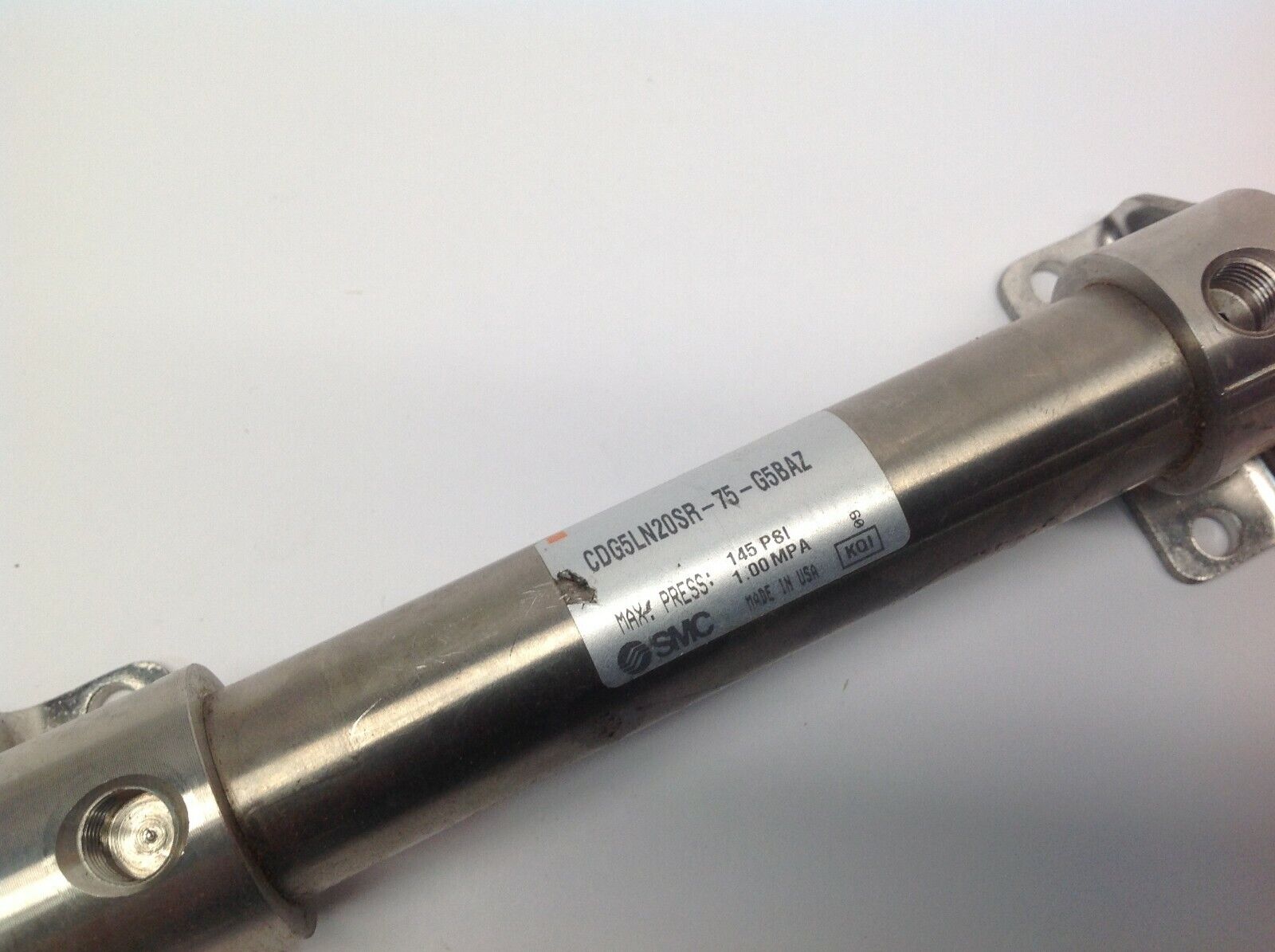 SMC CDG5LN20SR-75-G5BAZ Stainless Steel Pneumatic Cylinder - Maverick Industrial Sales