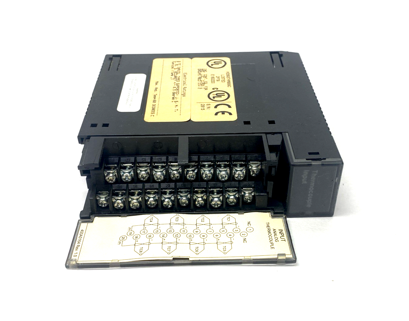 HE693THM889C | GE Fanuc Thermocouple Module, 8 TC Inputs, CHIPPED TAB - Used - Maverick Industrial Sales
