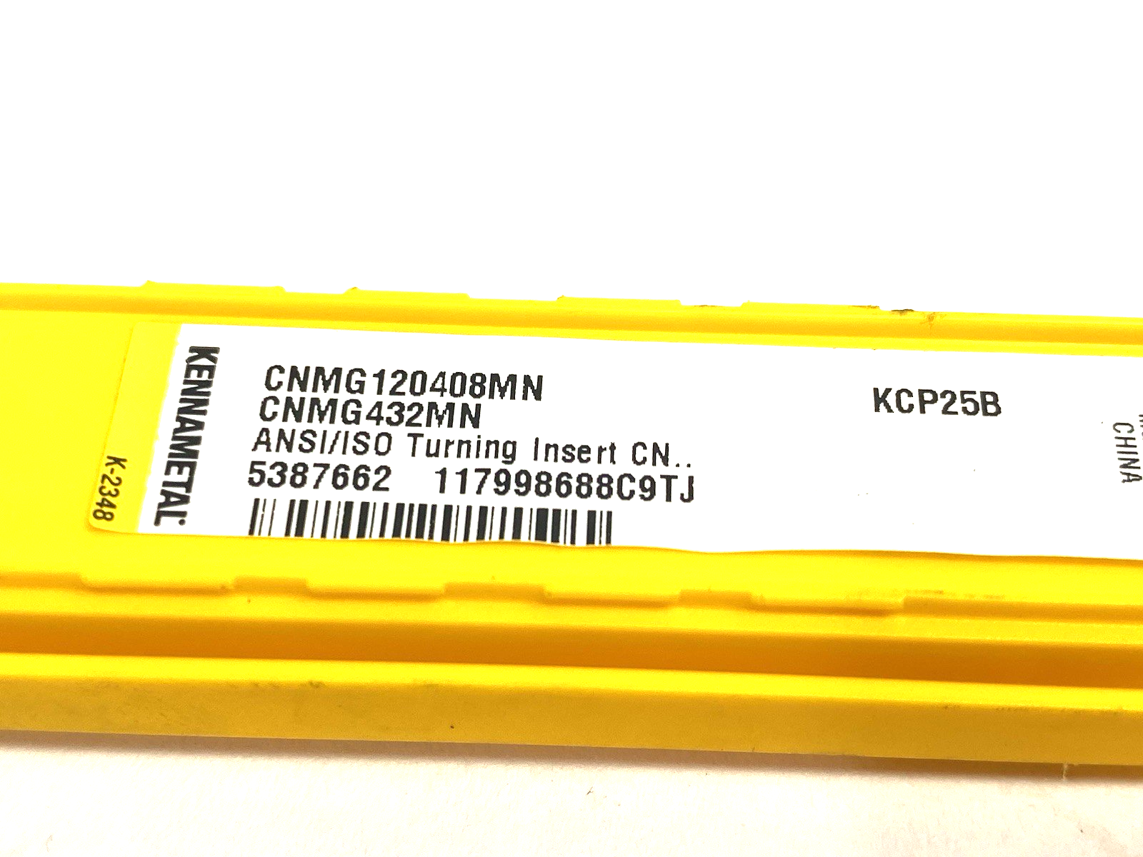 5387662 | Kennametal Kenloc™ CNMG Turning Insert, Negative, CNMG120408MN, PKG OF 5 - New - Maverick Industrial Sales