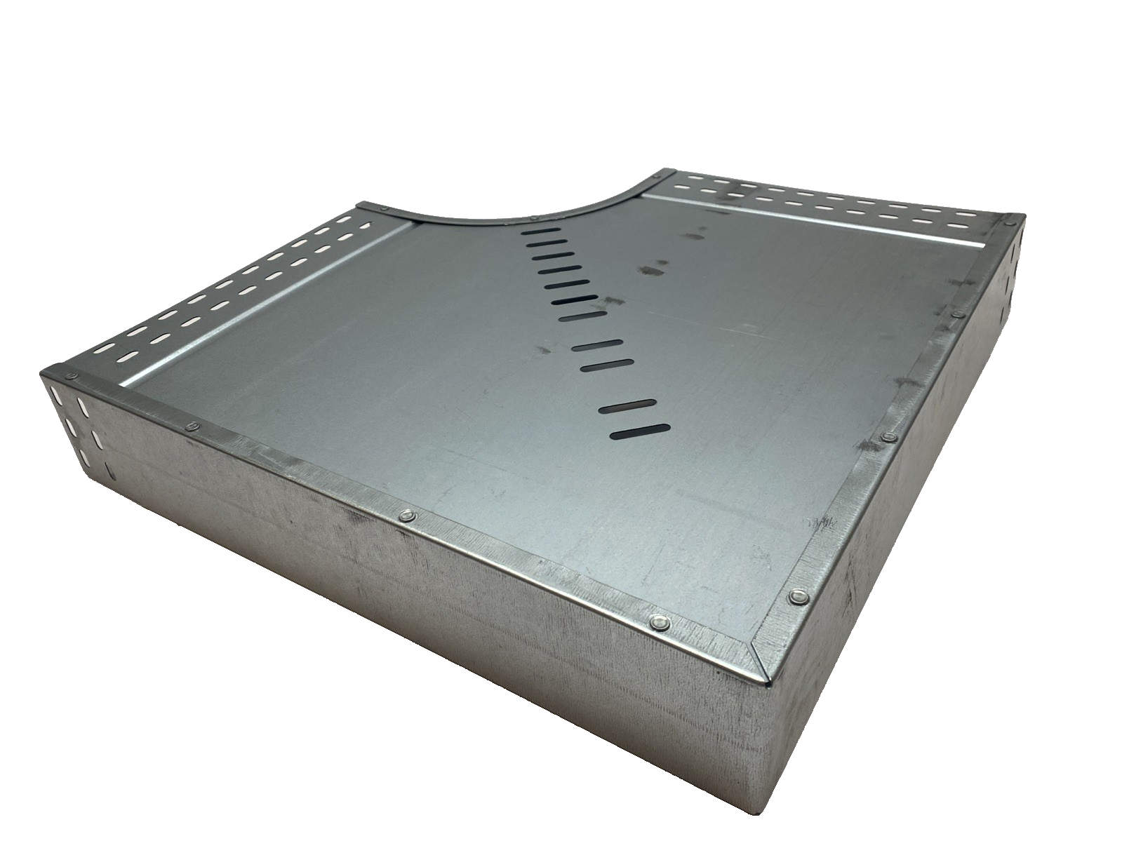 RES 85.300 | Niedax Cable Tray Elbow 90° 494x494x87mm Steel Band-Galvanized - New - Maverick Industrial Sales
