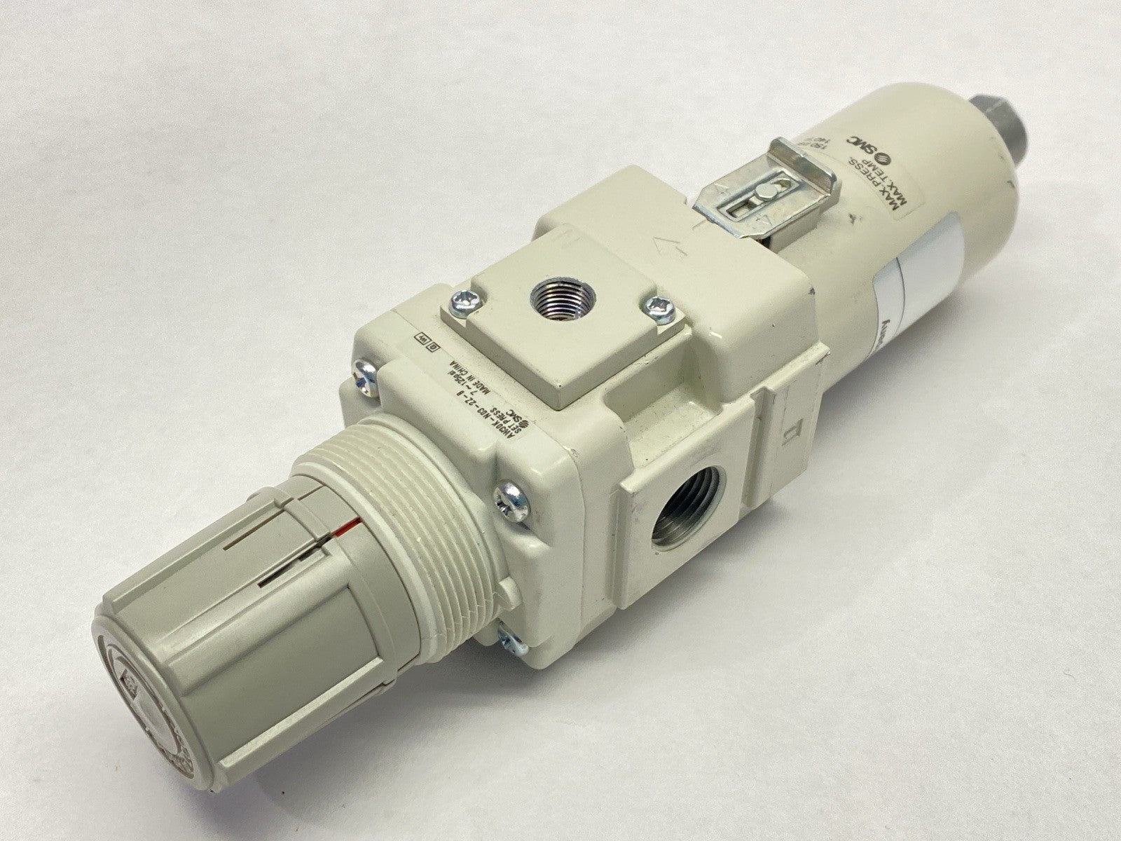 AW30K-N03-2Z-B | SMC Pneumatic Filter Regulator 3/8" NPT - Used - Maverick Industrial Sales