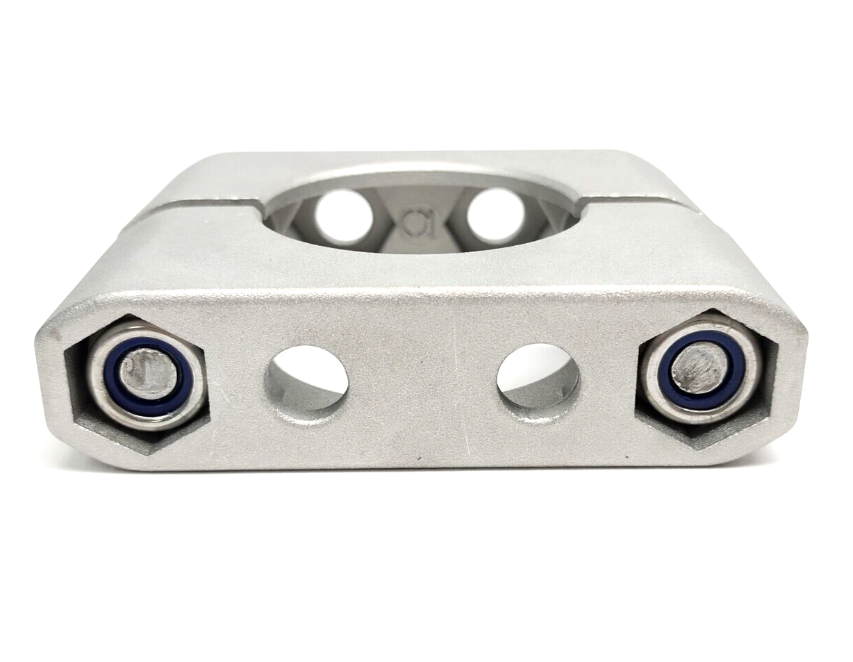 INOCON CM-B50-2-8 Multi-Piece Aluminum Clamping Tube Support 50mm Bore Diameter - Maverick Industrial Sales