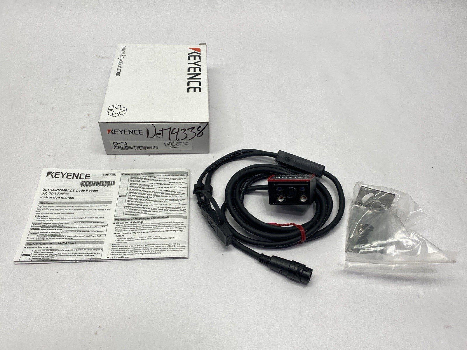 Keyence SR-710 Ultra-Compact Fixed Type Code Reader - Maverick Industrial Sales