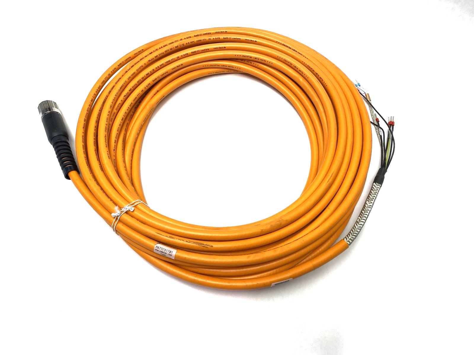 MAT9751701 | Igus Single Ended Readycable Servo Hybrid Cable 15m - New – Open box - Maverick Industrial Sales