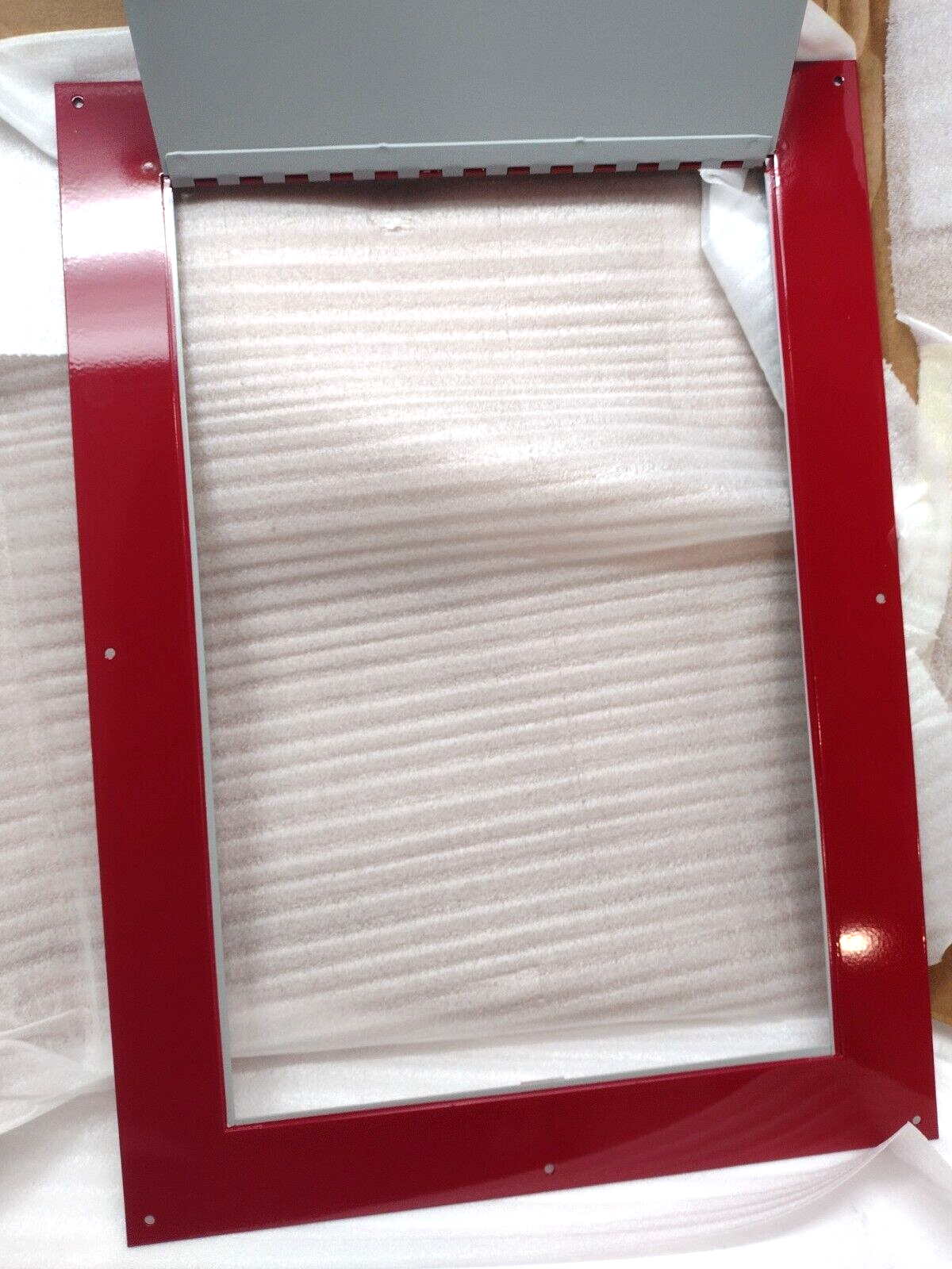 Hoffman AFDF2418P Flush-Mount Door Frame, fits 24.00 x 18.00, RED, Steel - Maverick Industrial Sales