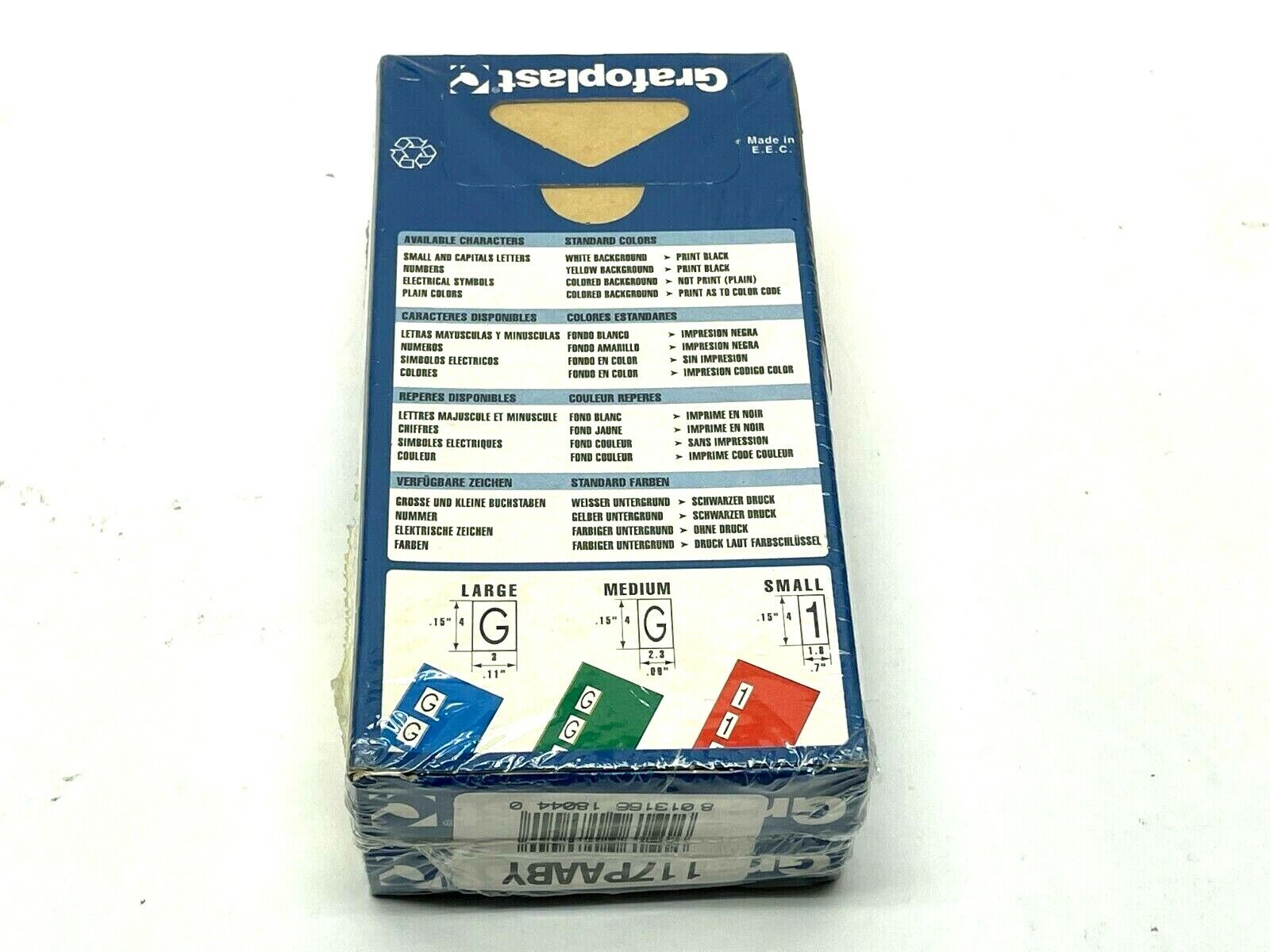 Grafoplast 117PAABY Wiremarker Strips LOT OF 50 - Maverick Industrial Sales