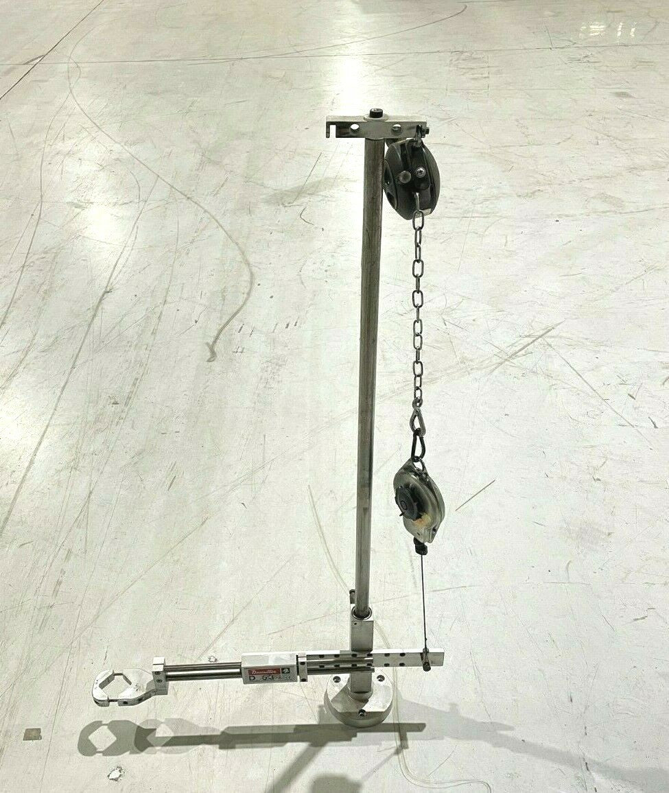 Desoutter D 53 Linear Positioning Arm, 5DU Balancer, Hubbell BD-05 - Maverick Industrial Sales
