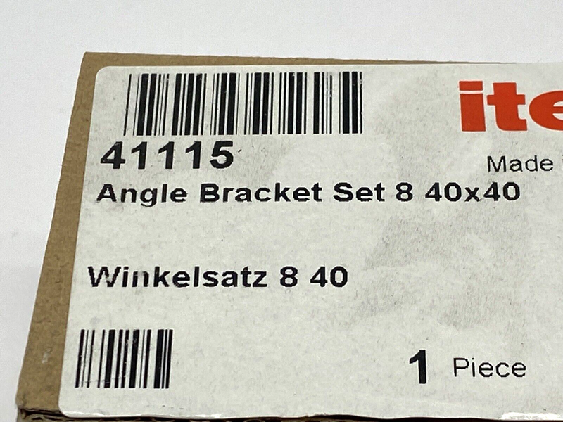 Item 0.0.41115.0 Angle Bracket Set 40 x 40mm - Maverick Industrial Sales