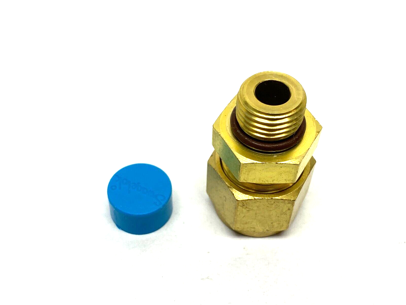 Swagelok Brass Compression Fitting O-Ring Seal 1/2" OD Tube to 9/16-18 Thread - Maverick Industrial Sales