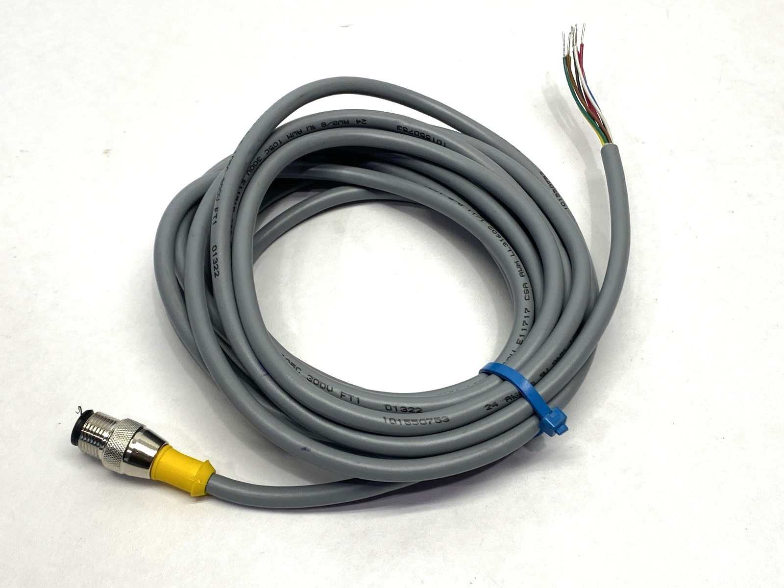 Turck RS 8T-4 Single-Ended EuroFast M12 Male Connector Cordset U-68035 - Maverick Industrial Sales
