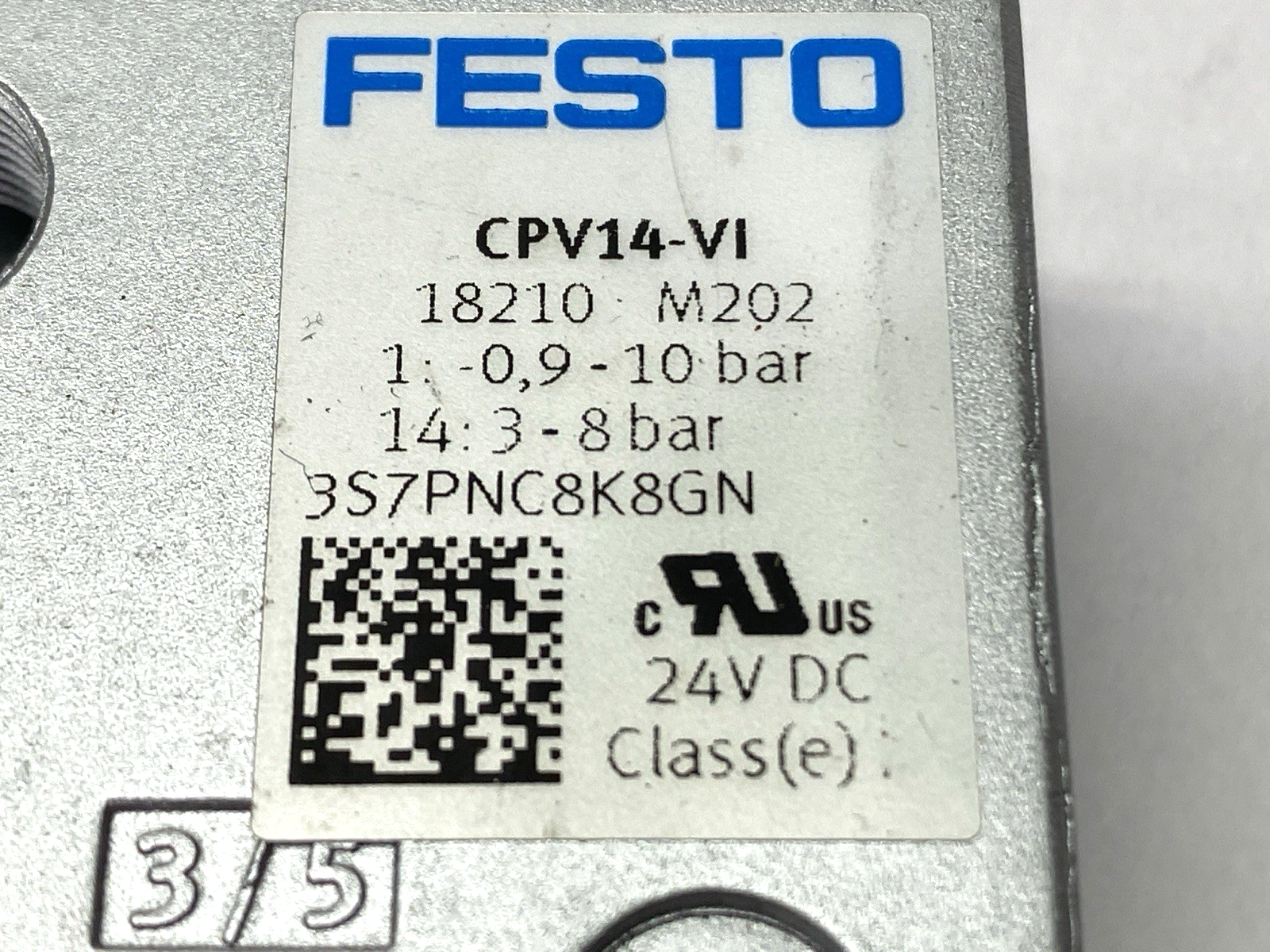 Festo CPV14-VI Pneumatic Valve Manifold 18210 - Maverick Industrial Sales