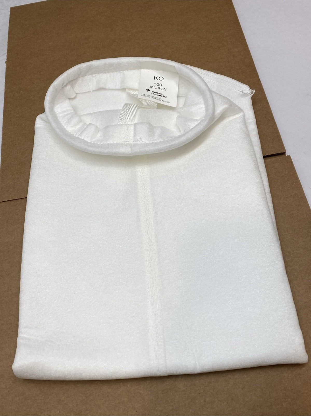 KO100K2S | Pentair 100 Micron Size 2 Polypropylene Felt Bag Filter 7" LOT OF 10 - New - Maverick Industrial Sales