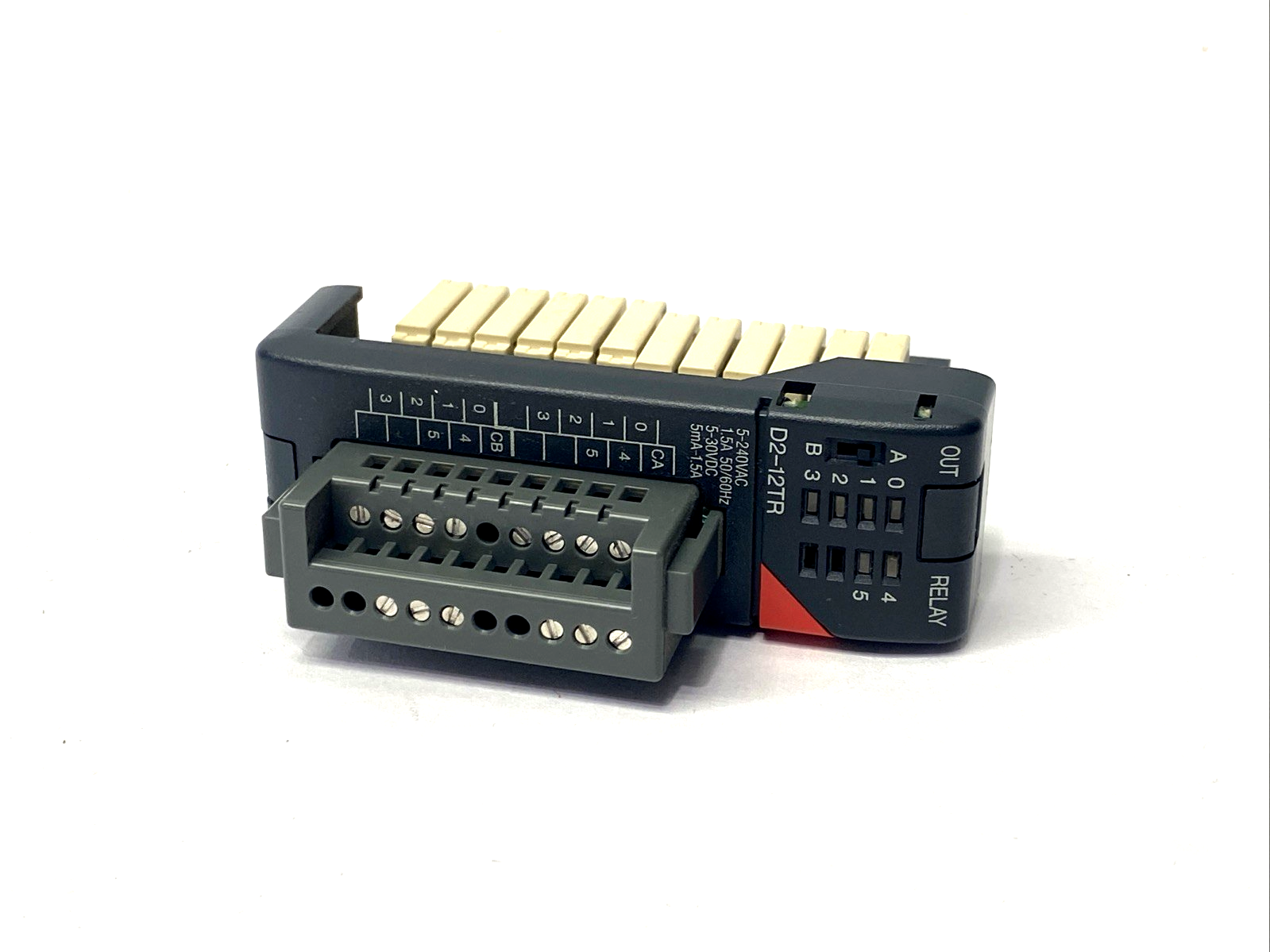 D2-12TR | Automation Direct DirectLOGIC DL205 Relay Output Module, 12 Pt. - Used - Maverick Industrial Sales