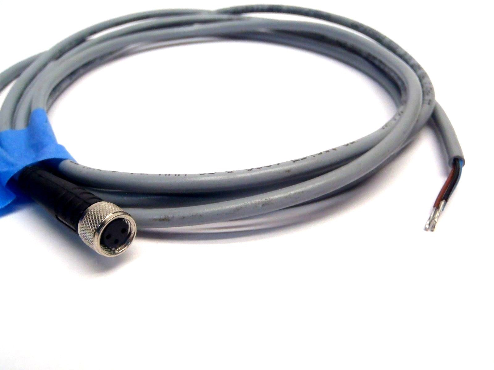 Bimba D-54993 Gray 6 Foot M8 Cordset to Flying Leads 3 Wire 300V 22AWG - Maverick Industrial Sales