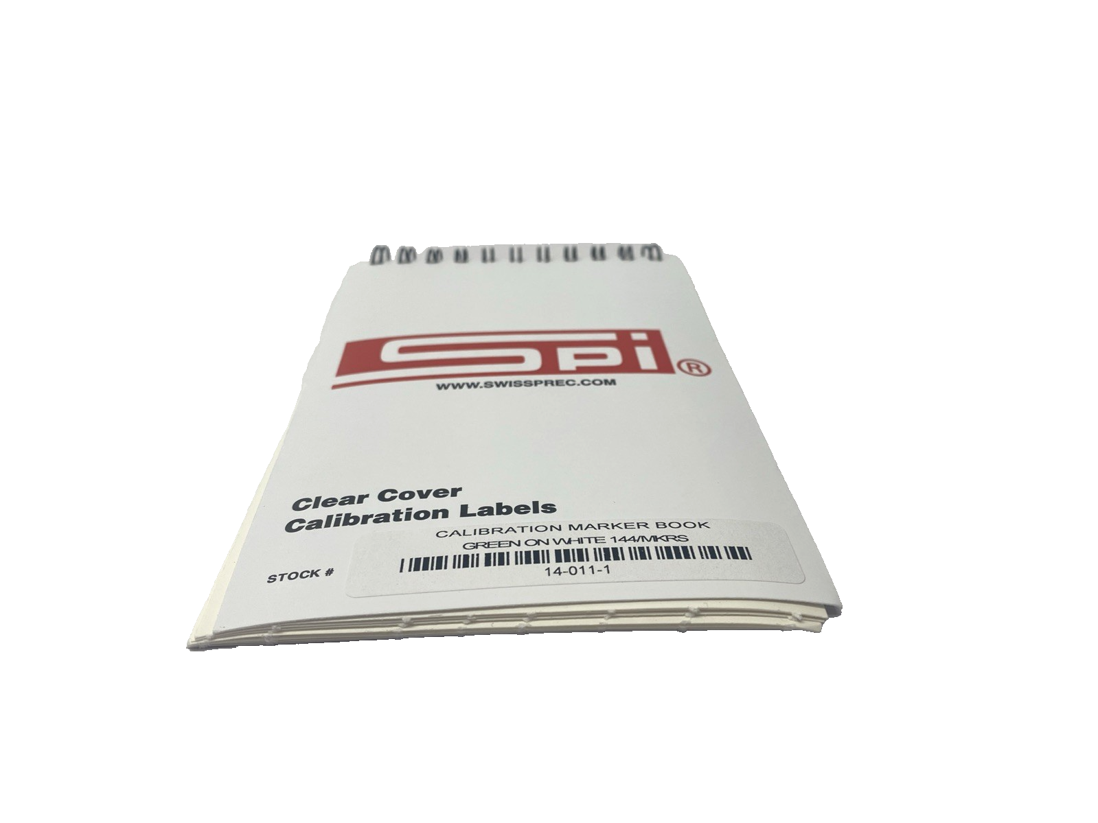 SPI 14-011-1 Clear Cover Calibration Labels Green/White 1-3/4"x5/8" BOOK OF 144 - Maverick Industrial Sales